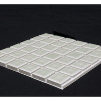 D.I.Yタイル ランドマーク ふしぎなシール LM-6-W 藤垣窯業 1セット（4枚入）（直送品）