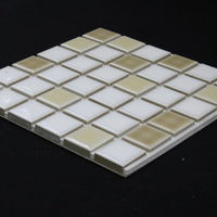 D.I.Yタイル ランドマークミックス ふしぎなシール LMM01-W 藤垣窯業 1セット（30枚入）（直送品）