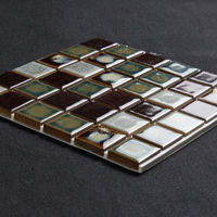 D.I.Yタイル パルメザンアンティーク ふしぎなシール PAL04/T-W 藤垣窯業 1セット（30枚入）（直送品）