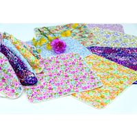 プレーリードッグ シュシュフルールハンカチ 小花 ローズレッド CFH-502 1セット(3枚)（直送品）