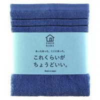 プレーリードッグ coco hibi ベーシック プレーン フェイスタオル ブラウン COPB-F-BR 1セット(2枚)（直送品）