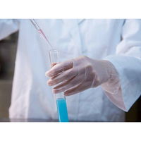 ダンロップホームプロダクツ ビニール手袋 Lサイズ 100枚 左右兼用 使い捨て 薄手 粉なし 極薄 使い捨て手袋 289964 1個