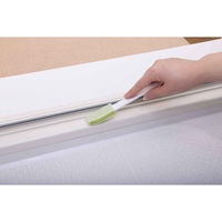 東和産業 バスクリーナー 2本入り 換気口 レール 隙間洗い ミニスポンジ お風呂掃除 お風呂 ブラシ スポンジ クリーナー 336965 1個