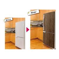 明和グラビア リメイクシート 粗木 ドアデコ 88×210cm 貼ってはがせる ダークブラウン 368972 1個（直送品）