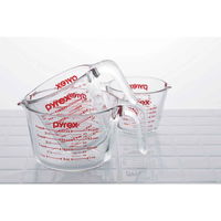 パール金属 計量カップ 1.0L 耐熱ガラス パイレックス PYREX メジャーカップ 取っ手付き 373366 1個（直送品）