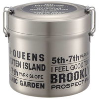 スケーター 弁当箱 保温 抗菌 640ml 丼 真空 ステンレス 保温弁当箱 ブルックリン 375067 1個（直送品）