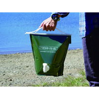 岩谷マテリアル ウォータータンク 5L 折りたたみ ウォッシャブルウォーターバッグ オリーブグリーン 381254 1個（直送品）