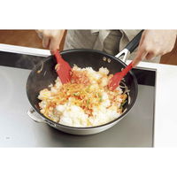 貝印 ゴムベラ O.E.C. 脇雅世 マイティー・スパチュラ レッド 295112 1個