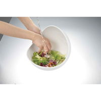 リッチェル ボウル らくチンお料理ボウル くるっと L ホワイト 300339 1個（直送品）