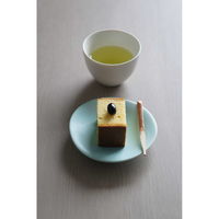 ロロ プレート 11cm 美濃焼 結 皿 和食器 磁器 日本製 浅葱 313780 1個（直送品）