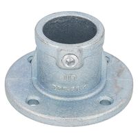 大里 ユニクロ パイプクランパー ベース ID-603 1セット(6個)（直送品）