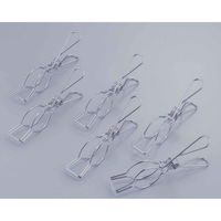 下村企販 洗濯バサミ 洗濯ピンチ ステンレス竿ピンチ6個組 258373 1個