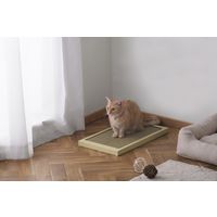 アイリスオーヤマ 爪とぎ 爪研ぎ 猫 壁 縦型 ダンボール 段ボール 両面使用可能 猫の爪とぎ ワイドタイプ P-NTW-290R ナチュラル（直送品）