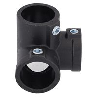 大里 アエンクロ パイプクランパー 3方面通し ID-612 1セット(10個)（直送品）