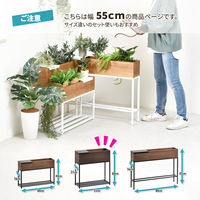 B.Bファニシング Lidプランターボックス 幅550×奥行220×高さ600mm ナチュラル ONPT0088TENAT 1台（直送品）