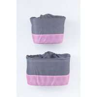 川住製作所 川住 K-106FB デザイン前カゴカバーグレーピンク 4986012110936 1個（直送品）