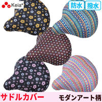 川住製作所 川住 K-FO3 サドルカバーモダンフラワーオレンジ 4986012203713 1枚（直送品）