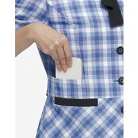 ボンマックス BONOFFICE オーバーブラウス ブルー 17G AJ0855-37-17（直送品）