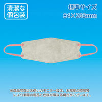 3D立体型マスク 5枚入 標準 グレージュ/ローズ 3袋セット カラフル JRD-AS 1セット（3袋） エスパック（直送品）