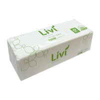 ペーパータオル Livi（リビィ） 小判 300枚 パルプ100% 1ケース（50個） ユニバーサル・ペーパー PEFC認証