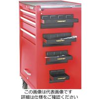 エスコ 4個組 パーツトレー(スチール製/マグネット付) EA957SB 1組（直送品）