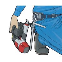 エスコ 7x 33x155mm ツールホルダー(ステンレス製) EA638CG-36 1セット(2個)（直送品）