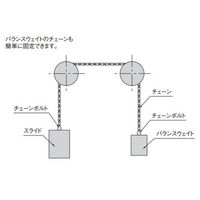 エスコ # 80/M16x 2.0 チェーンナット EA967EC-8 1セット(2個)（直送品）