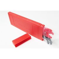 エスコ 438mm 三角安全標識 EA983FR-33 1セット(4個)（直送品）