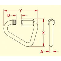 エスコ 30.7x35.5x 3.1mm クイックリング(ステンレス製 EA638FK-131 1セット(20個)（直送品）