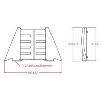 エスコ 32mm用 装着工具 EA944BX-146 1セット(15個)（直送品）