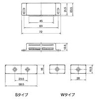 エスコ 72mm マグキャッチ EA951MB-72B 1セット(15個)（直送品）