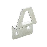 エスコ 32x47.0mm ハンガープレート(ステンレス製) EA951DZ-7 1セット(15個)（直送品）