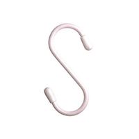 エスコ 5.0x150mm 抗菌Sフック(鉄エンビ被覆/3個) EA638EB-150 1セット(60個:3個×20袋)（直送品）