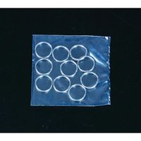 エスコ 0.8x 8mm 2重リング(ステンレス製/10個) EA638DP-2 1セット(400個:10個×40袋)（直送品）