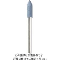 エスコ 6.4x15.0mm/2.4mm軸 ゴム砥石 EA818E-167 1セット(10個)（直送品）
