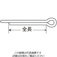 エスコ 3.0x20mm 割ピン(三価クロメート/17本) EA949PF-320 1セット(340本:17本×20パック)（直送品）