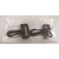 エスコ 50mm ナスカン(プラスチック製・2個) EA628RF-50 1セット(40個:2個×20袋)（直送品）