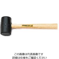 エスコ 230g/43x270mm ゴムハンマー(黒) EA575WB-31 1セット(5本)（直送品）
