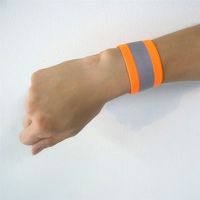 エスコ セーフティリストバンド(オレンジ) EA983RT-1 1セット(10個)（直送品）