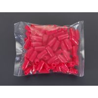 エスコ Vー1.25 絶縁キャップ(圧着端子用/青/100個) EA538SH-1 1セット(1500個:100個×15袋)（直送品）