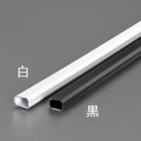 エスコ 16mmx1.0m モール(プラスチック/白) EA947JC-21 1セット(15個)（直送品）