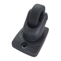 エスコ 40mm キャスター(自在金具付) EA986PB-101 1セット(10個)（直送品）