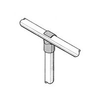 エスコ [パイプラック用] 3方向プラスチックジョイント(アイボリー) EA976BY-334 1セット(30個)（直送品）