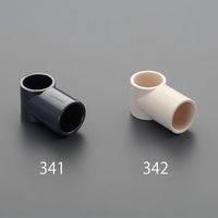 エスコ [パイプラック用] 3方向プラスチックジョイント(アイボリー) EA976BY-342 1セット(30個)（直送品）