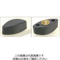 エスコ M8 雌ねじノブ EA948AC-4 1セット(15個)（直送品）