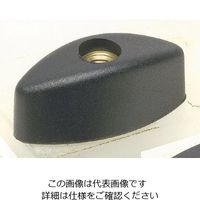 エスコ M6 雌ねじノブ(貫通タイプ) EA948AC-11 1セット(15個)（直送品）