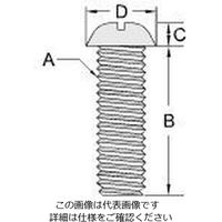 エスコ M6 x40mm 小ねじ(ナイロン/20本) EA945AK-1640 1セット(300本:20本×15袋)（直送品）