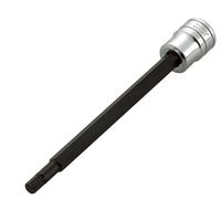 エスコ 1/4”DRx3mm [INHEX]ロングビットソケット EA618NT-3 1セット(5個)（直送品）