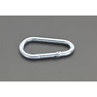 エスコ 6.0x 60mm スナップフック(10個) EA638JP-31 1セット(100個:10個×10パック)（直送品）