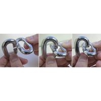 エスコ 22.0x 9.3x 6.3mm C型リング(ステンレス製) EA638FX-6 1セット(20個)（直送品）